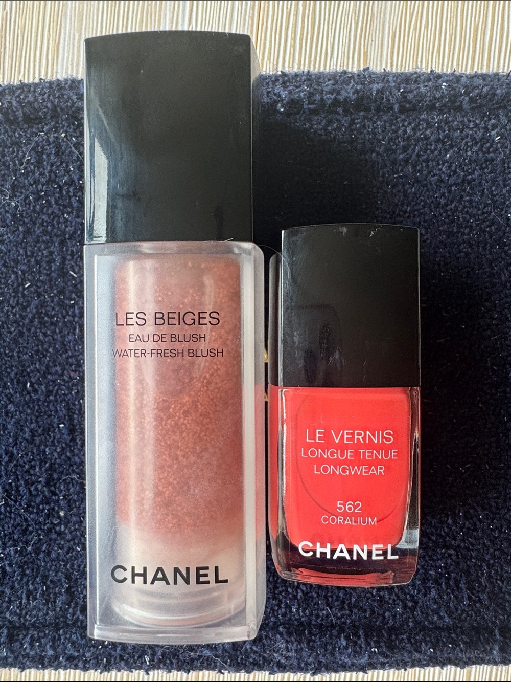 💫Chanel Les Beiges Water-Fresh Blush Light Pink & Le Vernis 562 Corailium SET 💫